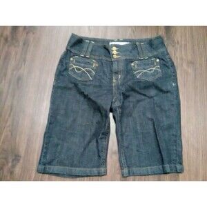 Crafted industrial cotton denim Jean shorts Womens  size 12 Dark Wash